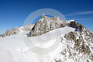 Dent du Geant, Mont Blanc massif, Italy