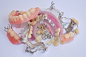 Dental appliances and dental prostheses.