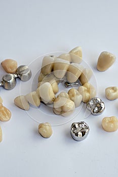 Dental appliances and dental prostheses.