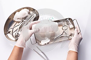 Dental appliances in sterile packaging