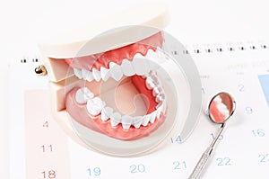 Dental appointment concept.