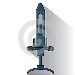 dental aspirating syringe. Vector illustration decorative design photo