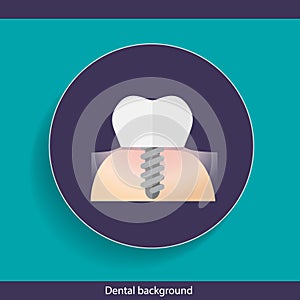 Dental Background design. Vector illustration