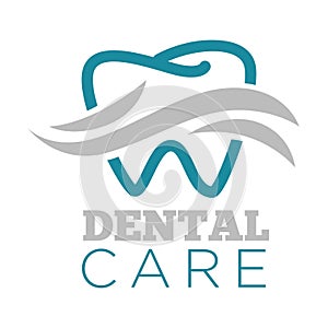 Dental care dentist service isolated icon tooth