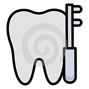Dental Care  Isolated Vector Icon that can be easily modified or edit