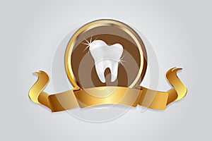 Dental care symbol logo icon vector photo