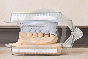 Dental casting gypsum models plaster