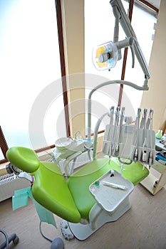 Dental chair (dentists office)