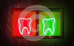 Dental clinic advertising sign