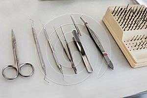 Dental clinic and dental instruments