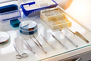 Dental clinic and dental instruments