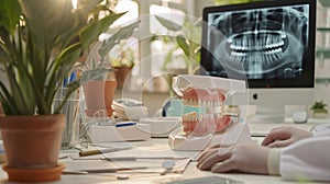 The Dental Clinic Desk.AI generated image