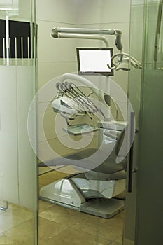 Dental Clinic equipment and stomatology concept.