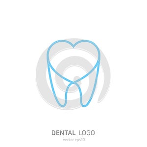 Dental Clinic logo. Heals teeth icon. Dentist office