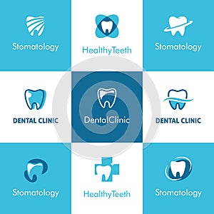 Dental Clinic Teeth Logo