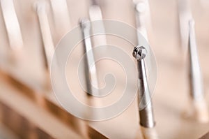 Dental drills kit - close up