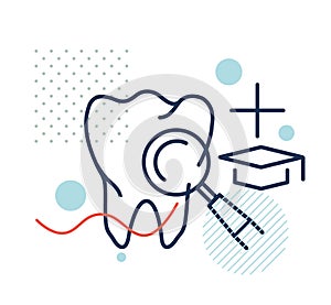 Dental Education Courses - Stock Icon