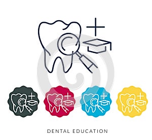 Dental Education Courses - Stock Icon