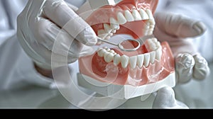 The Dental Examination Model.AI generated image