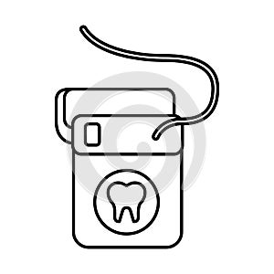 Dental floss icon