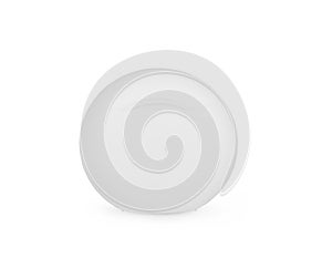 Dental floss isolated on a white background photo