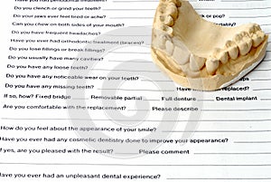 Dental history and Casting