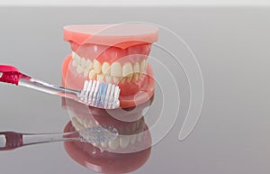 Dental hygiene and cleanliness concept
