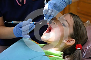 Dental Hygienist At Work photo