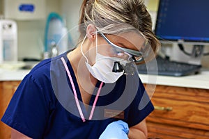 Dental Hygienist At Work photo