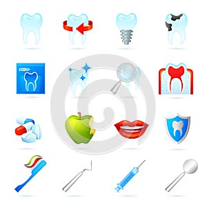 Dental Icons Set