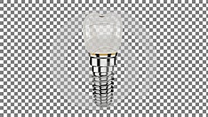 Dental implant with ceramic crown