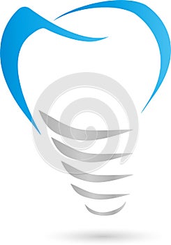 Dental implant, implant, logo