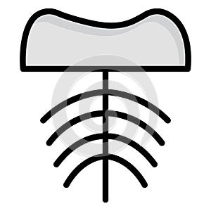 Dental Implant Isolated Vector icon which can be easily modified or edit