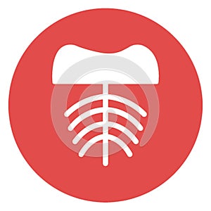 Dental Implant Isolated Vector icon which can be easily modified or edit