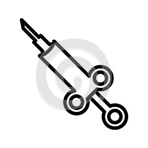 Dental injection icon