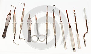 Dental instruments for stomatology practice