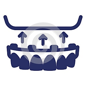 Dental Isolated Vector Icon that can be easily modified or edit