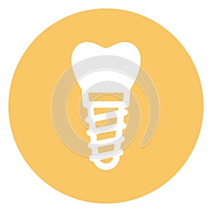 Dental Isolated Vector Icon that can be easily modified or edit