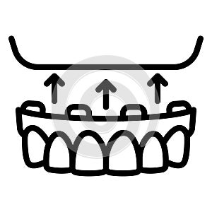 Dental Isolated Vector Icon that can be easily modified or edit