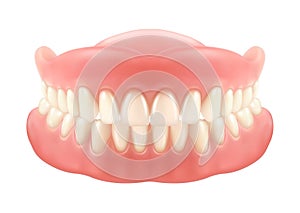 Dental jaw or dentures, false teeth with incisors