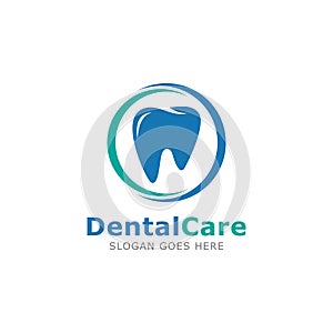 Dental Logo Vector Design Template.