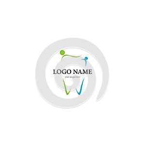 Dental logo vector icon