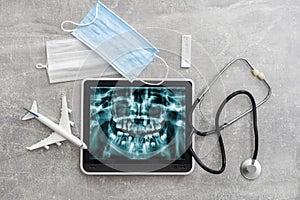 Dental medical equipments, health care concept
