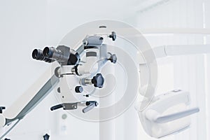 Dental microscope in a modern