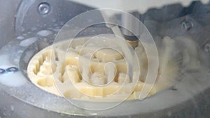 Dental milling machine close-up.