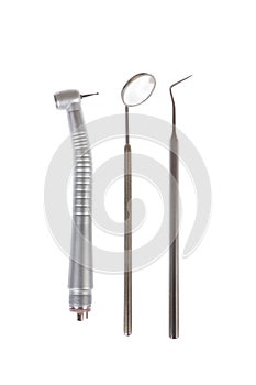 Dental mirror, dental sonde and turbine