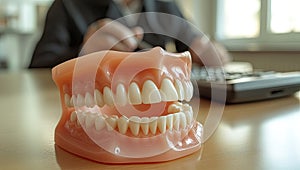 Dental Model on Desk