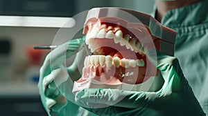 The Dental Model Display.AI generated image