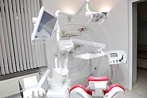 Dental office. Equipment for dental treatment. Dental unit Individual air conditioning and humidification system in