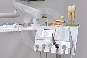 Dental office. Equipment for dental treatment. Dental unit Individual air conditioning and humidification system in